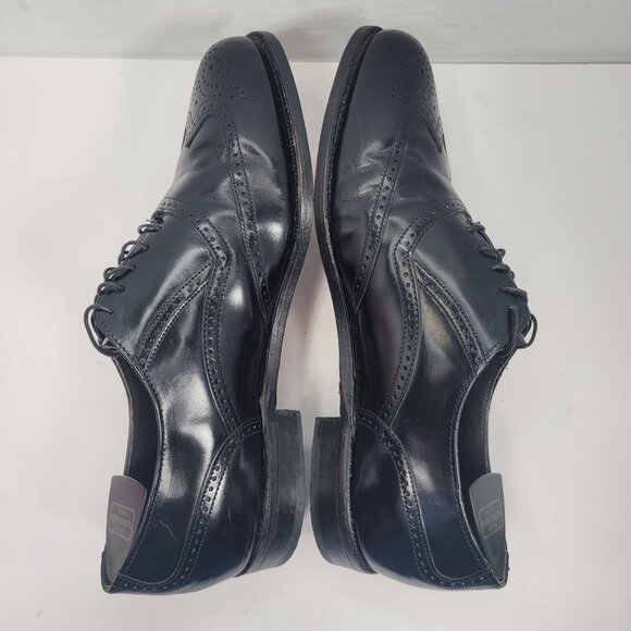 Dexter Men\'s Black Leather Wingtip Oxford Dress Shoes W765-1 US Size 9.5M main image 8